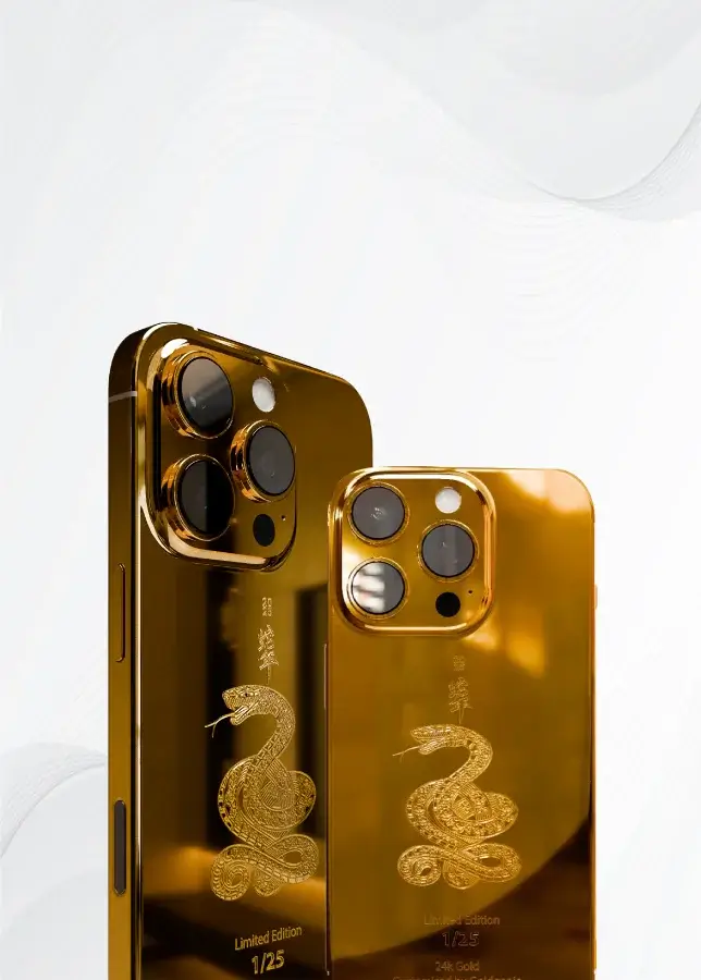24K Gold Year of the Snake iPhone Banner.webp